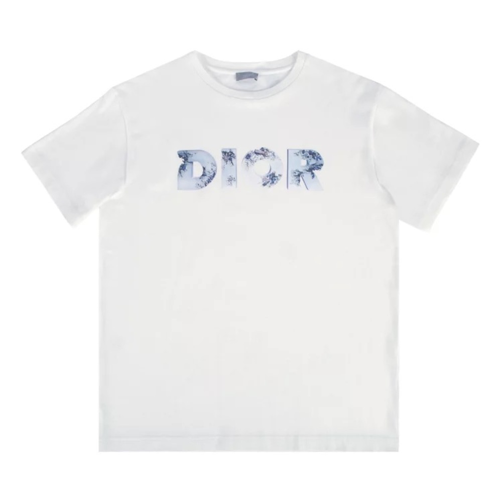 NWOT Dior x Daniel Arsham Eroded Slim Script T-Shirt Italy Off White Large Men